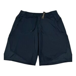 NWT Hylete Flexion II Shorts Men's XXL Heather Navy Training Gym Workout Running